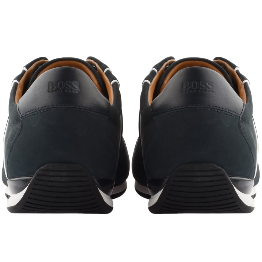 Alternative Image for ProductBOSS HUGO BOSS Saturn Lowp Trainers Navy2
